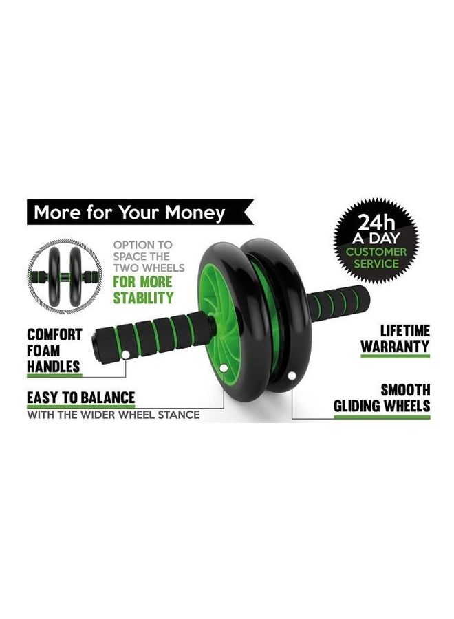 Kanteen Store King Athletic Ab-Roller Wheel - Black & Green  - Image 2