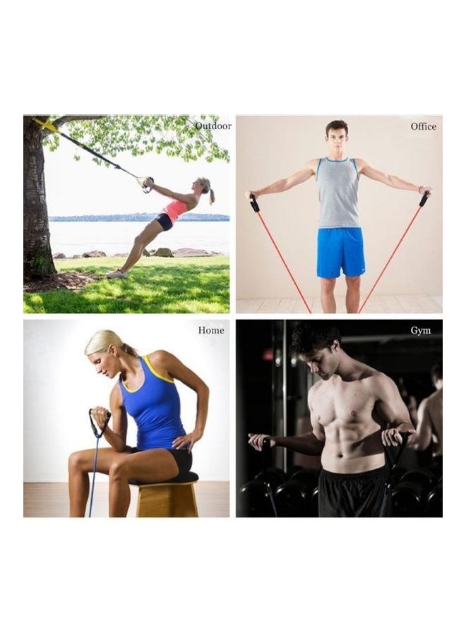 Kanteen Store Gym Fitness Pull Rope Elastic Rope Crossfit Training Equipment Rubber Band Belt Gym Equipment Yoga Pilates Resistance Rope  - Image 2