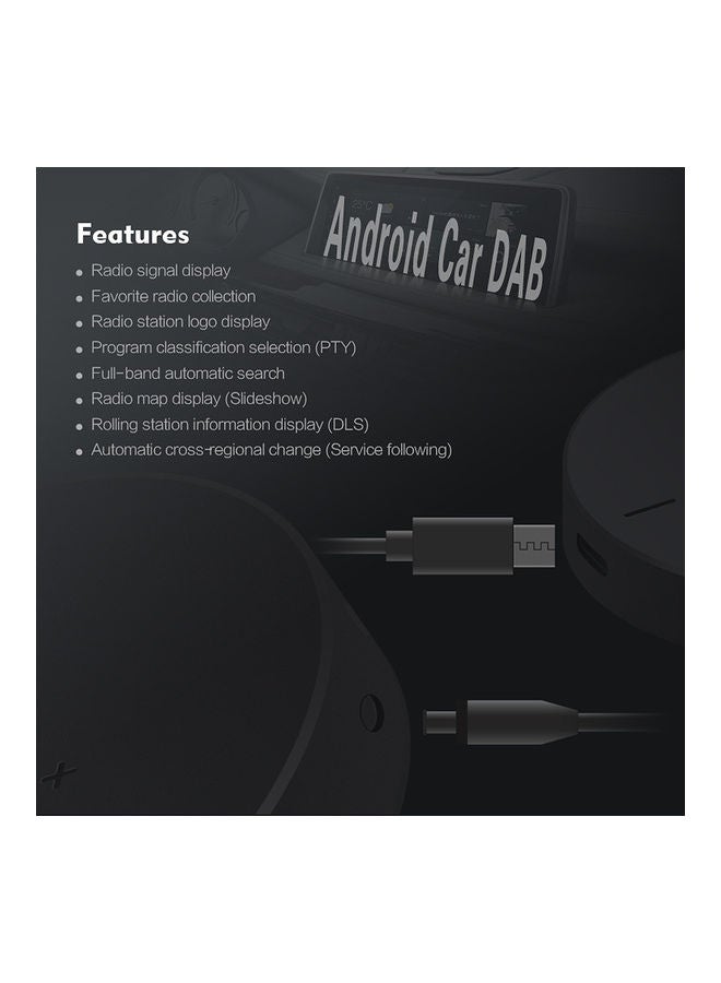 Digital Audio Broadcasting Receiver Box V6370R-V Red  - Image 2