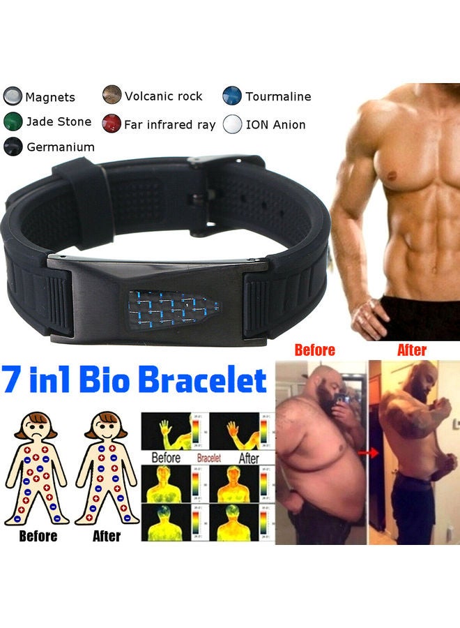 Generic 7-In-1 Silicone Bio Bracelet  - Image 2