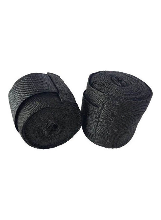 Generic 2Pcs Boxing Hand Wraps Elasticated Sports Cotton Kick Boxing Bandage 2.5meter  - Image 1