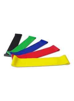 Kanteen Store 5 Color Body Building Yoga Stretch Bands Fitness Resistance  - Image 1