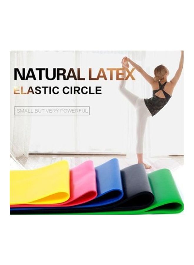 Generic Resistance Bands Set Of 5 Exercise Bands With Carry Bag 30X60cm  - Image 2