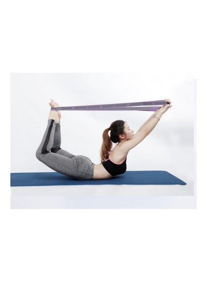 Generic Yoga Stretch Fitness Elastic Band Gymnastics Adult Latin Training Bands Pilates Resistance Strap  - Image 2