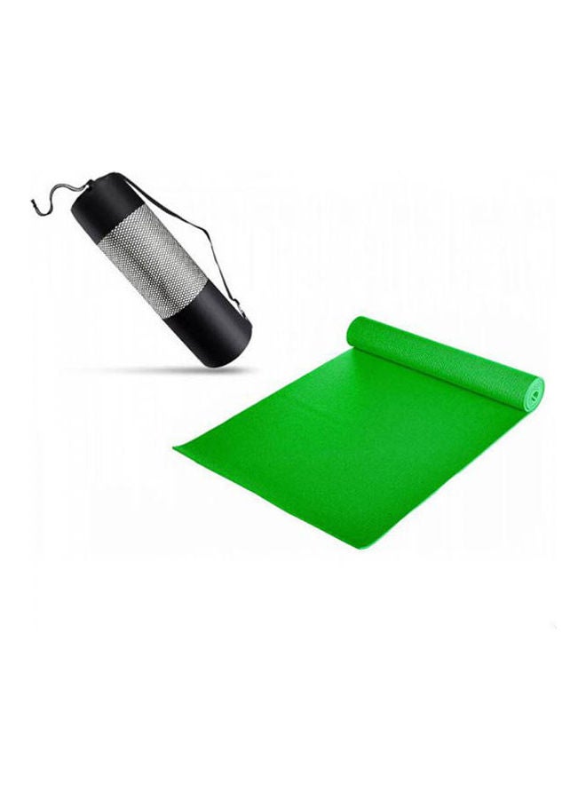 Kanteen Store Yoga Mat With Carrying Bag- 6 Mm - Green  - Image 1