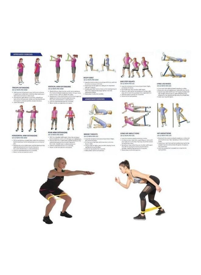 Kanteen Store Resistance Band Fitness 5Levels  - Image 2