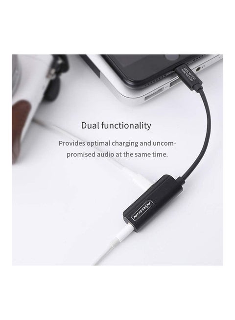 Rocket Power Audio Lightning To Lightning Charger Adapter Black