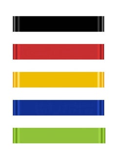 Kanteen Store Resistance Bands For Legs And Butt Natural Latex Resistance Loop Exercise Bands For Home Workout Pilates Yoga (Set Of 5)  - Image 1