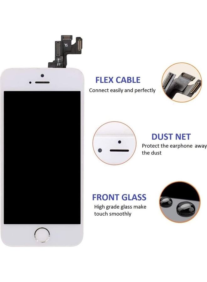 Captaintech LCD Digitizer With Repair Tool And Screen Protector White - Image 3
