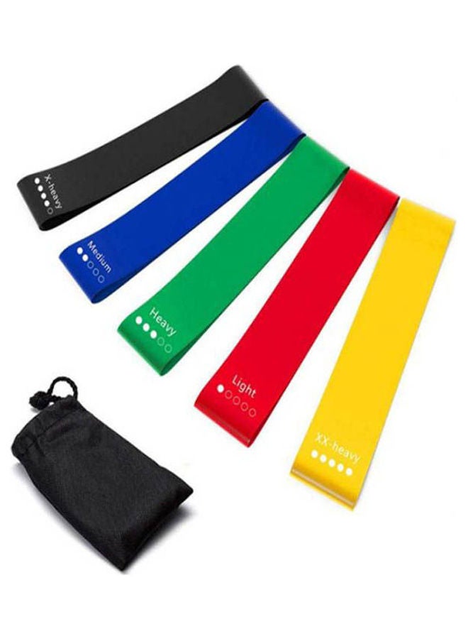Kanteen Store Resistance Bands Set Of 5 With Carrying  - Image 1