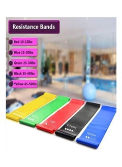 Kanteen Store Resistance Bands Set Of 5 With Carrying  - Image 2