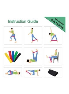 Kanteen Store Resistance Bands Set Of 5 With Carrying  - Image 3