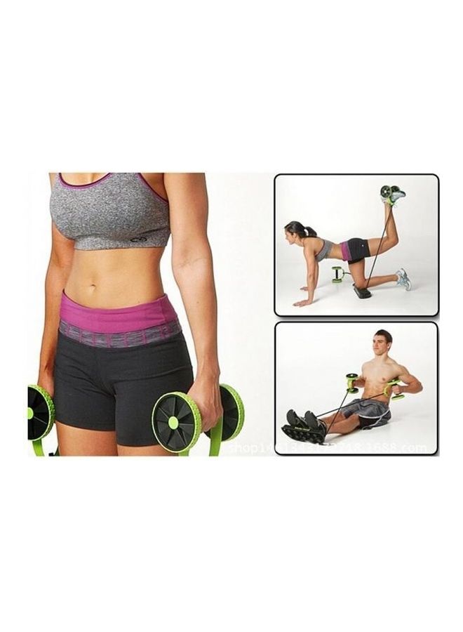 Kanteen Store - Sport Core Double Ab Roller Exercise Equipment Ab Wheel Roller Supports,Abdominal Workout Machine - Image 1
