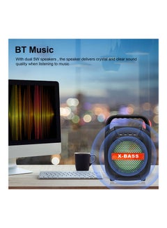 Generic Portable Wireless Bluetooth Speaker BT6118 Black  - Image 3