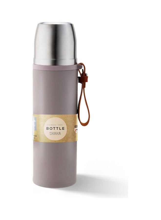 SHAHA Stainless Steel Vaccum Bottle Grey/Silver