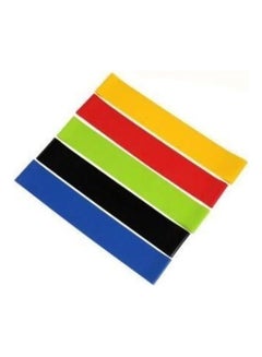 Kanteen Store Hip Resistance Bands-Booty Circle Loops To Activate Leg & Butt- Premium Hip Exercise Bands-Set Of 5 Elastic Fabric Non Slip Hip Workout Bands For Women & Men 4X8.4cm  - Image 2