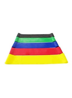 Kanteen Store Fitness Resistance Band Set 5 Levels Elastic Latex Strength Training Athletic Rubber Loops Bands Workout Fitness Equipment 4X24cm  - Image 1