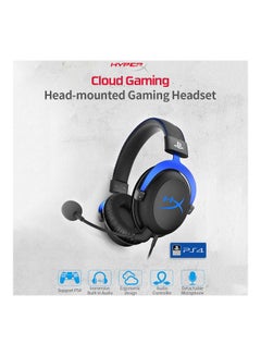 HyperX Cloud Headphones Black/Blue - v1614690972/N44857282A_7