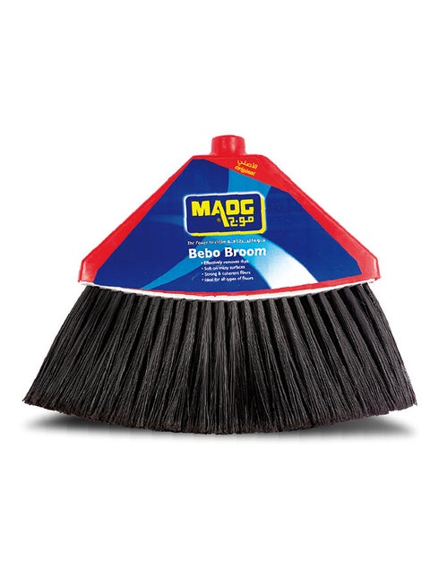 Bebo Broom With Handle Red/Black