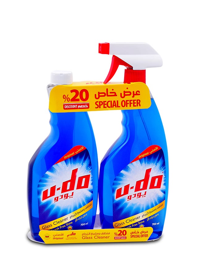 Window Cleaner Clear 2x700ml