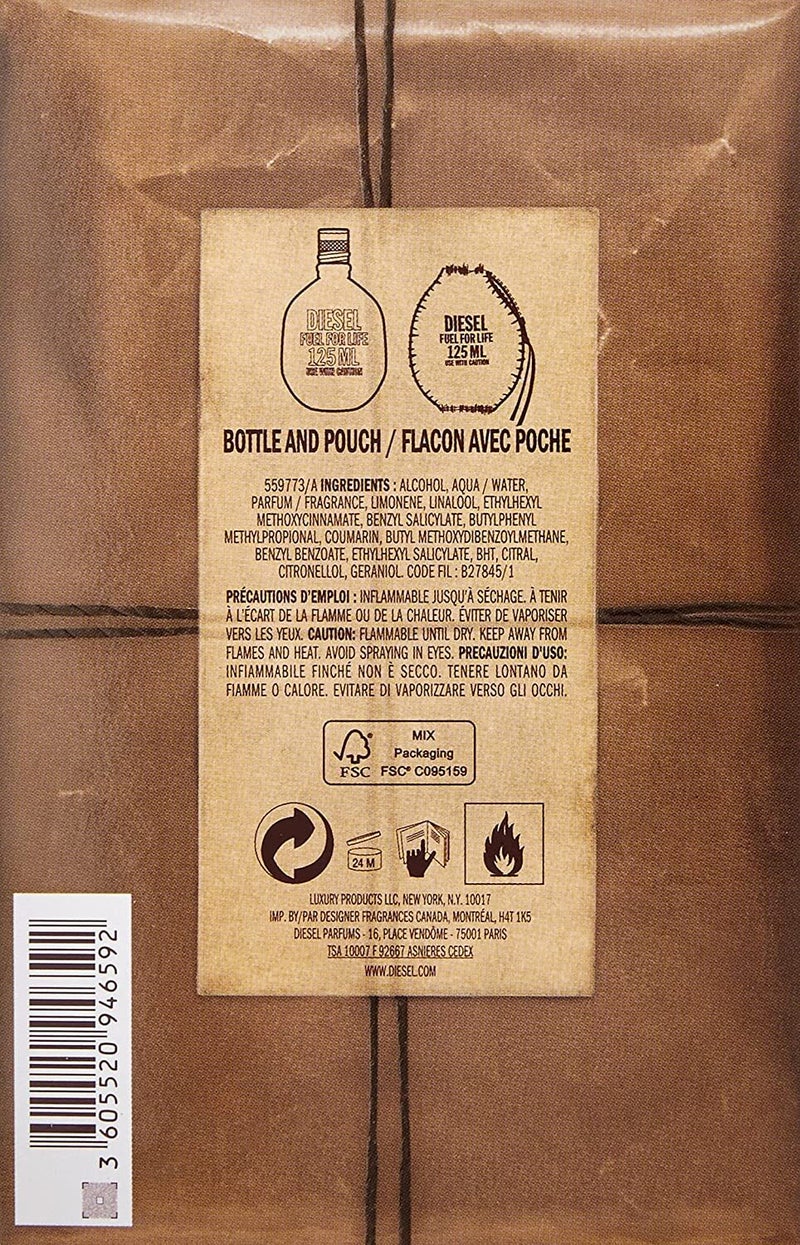 DIESEL Fuel For Life EDT 125ml  - Image 4