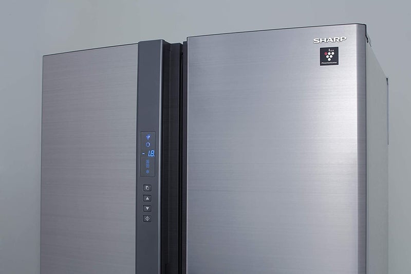 SHARP Side By Side Refrigerator 724L SJ-FE87V-SS3 Silver - Image 4
