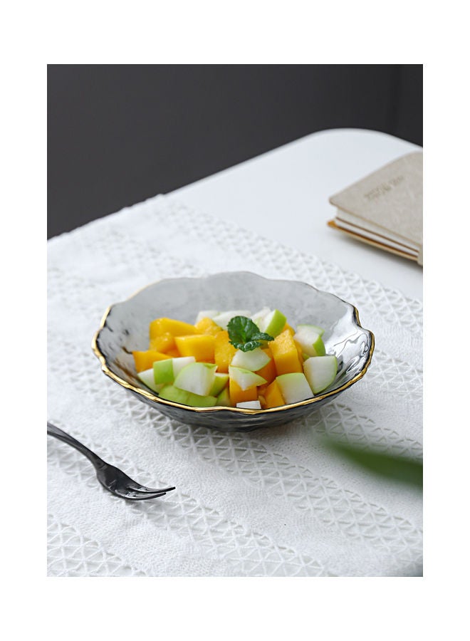 Shuer Ice Point Special Shaped Phnom Penh Wave Plate Grey 14x14x3.5cm  - Image 2
