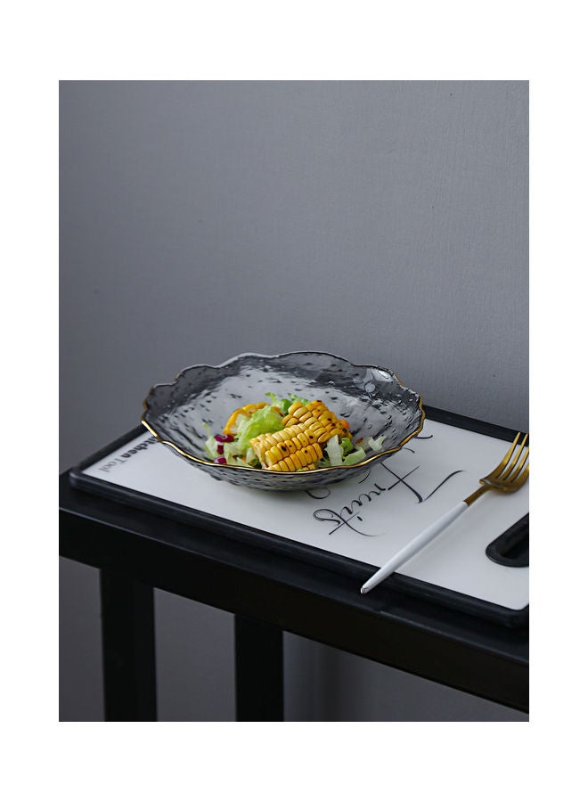 Shuer Ice Point Special Shaped Phnom Penh Wave Plate Grey 14x14x3.5cm  - Image 4