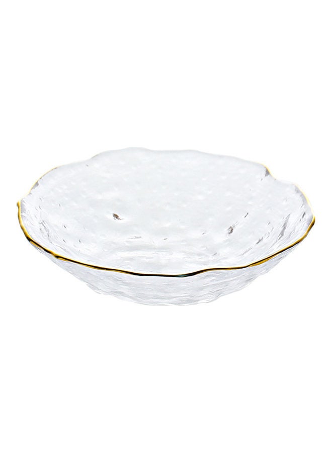 Shuer Ice Point Special Shaped Phnom Penh Wave Plate Clear 14x14x3.5cm  - Image 1