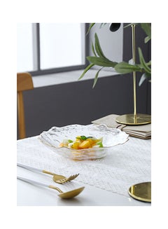 Shuer Ice Point Special Shaped Phnom Penh Wave Plate Clear 14x14x3.5cm  - Image 4
