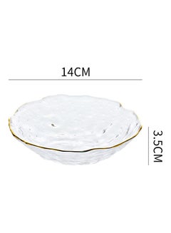 Shuer Ice Point Special Shaped Phnom Penh Wave Plate Clear 14x14x3.5cm  - Image 5