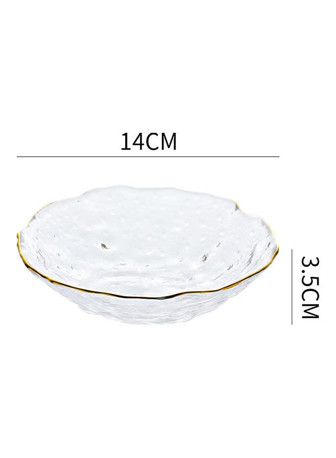 Shuer Ice Point Special Shaped Phnom Penh Wave Plate Clear 14x14x3.5cm  - Image 5