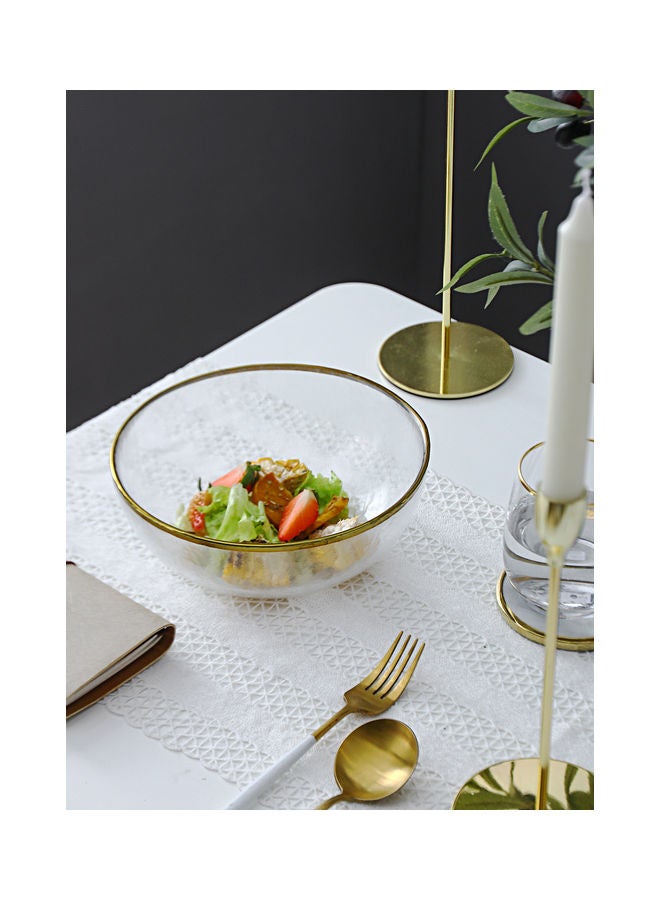 Shuer Phnom Penh Fruit Glass Bowl Clear 20x8cm - Image 3
