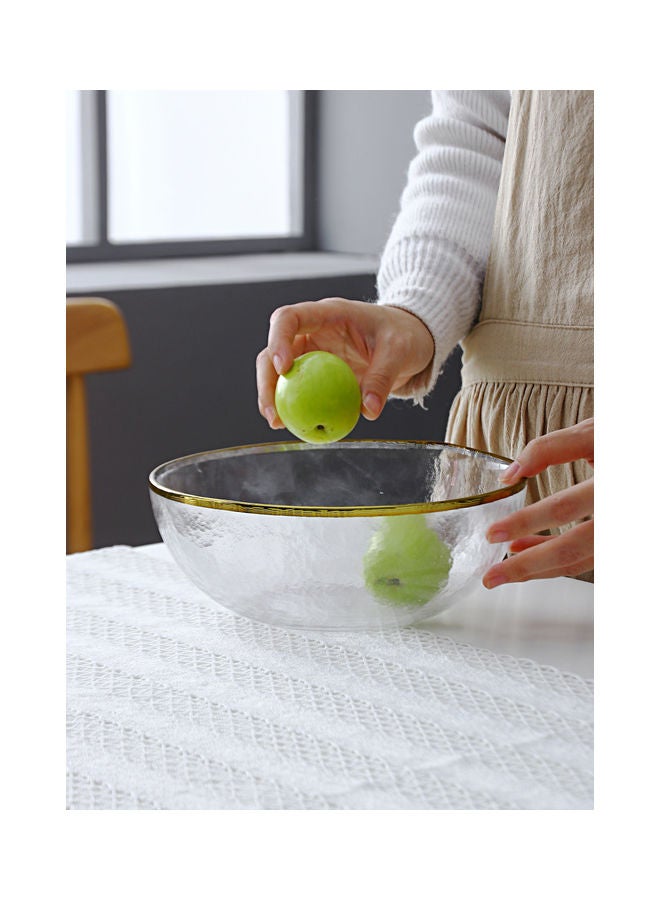 Shuer Phnom Penh Fruit Glass Bowl Clear 20x8cm - Image 1