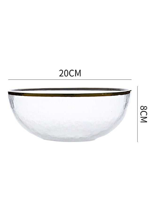 Shuer Phnom Penh Fruit Glass Bowl Clear 20x8cm - Image 5