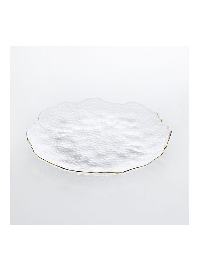 Shuer - Ice Point Special Shaped Phnom Penh Wave Plate Clear 25.5x25.5x2.5cm - Image 1