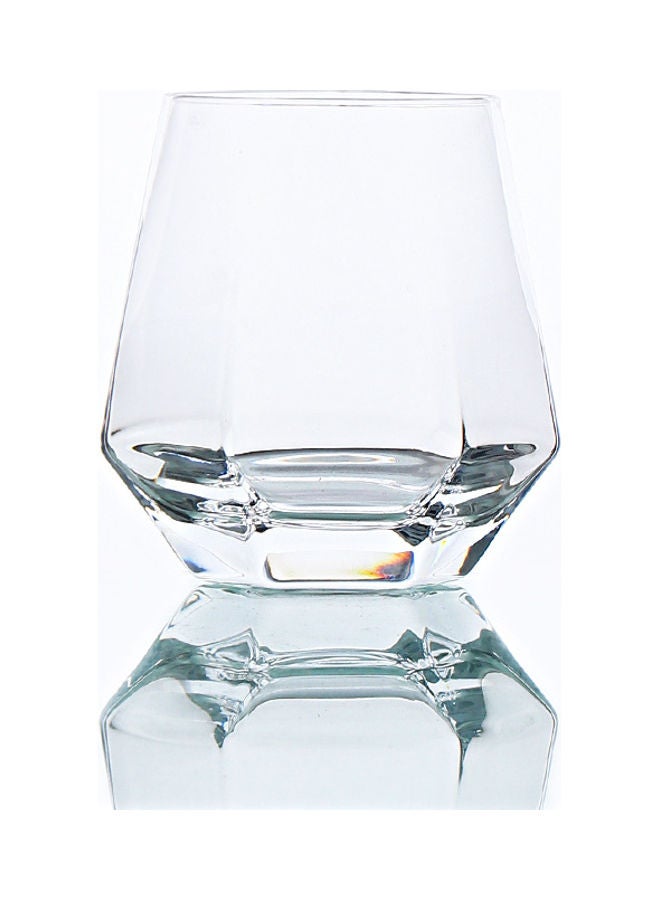 Shuer - Creative Hexagonal Diamond Glass Clear 9.2x9.3cm - Image 1