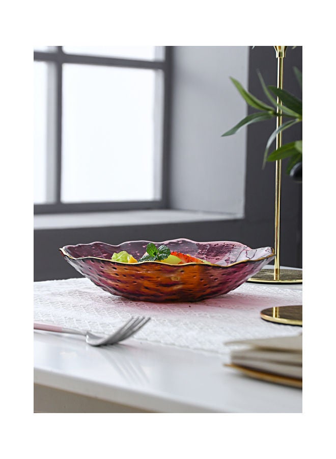 Shuer Ice Point Special Shaped Phnom Penh Wave Plate Pink 20.5x20.5x4.5cm  - Image 4