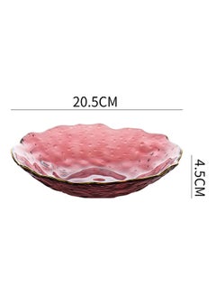 Shuer Ice Point Special Shaped Phnom Penh Wave Plate Pink 20.5x20.5x4.5cm  - Image 5