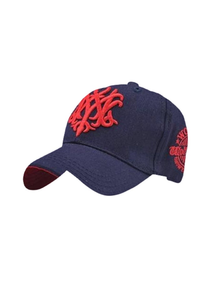 Embroidery Baseball Snapback Cap Navy