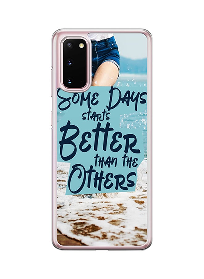 LOUD UNIVERSE - Better Days Beach Happy Case Cover For Samsung S20 Multicolour - Image 1