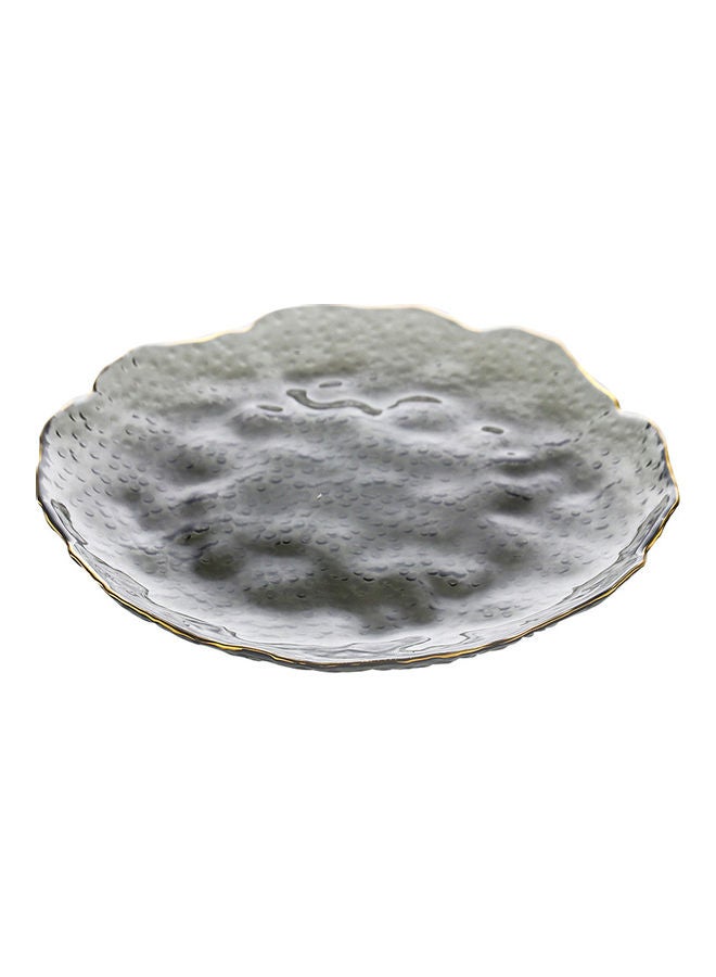 Shuer - Ice Point Special Shaped Phnom Penh Wave Plate Grey 25.5x25.5x2.5cm - Image 1