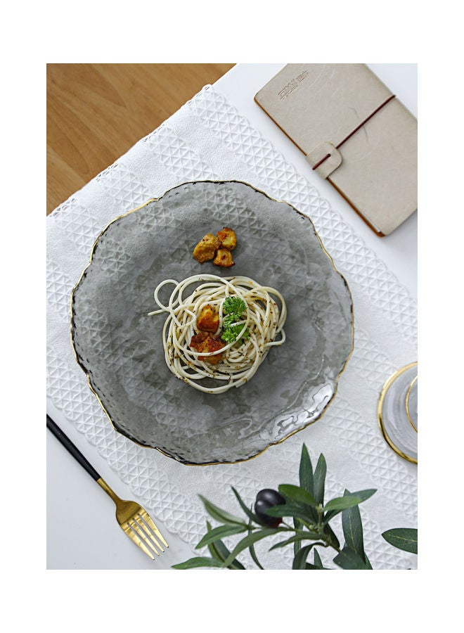 Shuer - Ice Point Special Shaped Phnom Penh Wave Plate Grey 25.5x25.5x2.5cm - Image 1