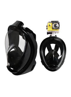 Generic Anti Fog Detachable Dry Snorkeling Full Face Mask Set Scuba Diving Mask  - Image 2