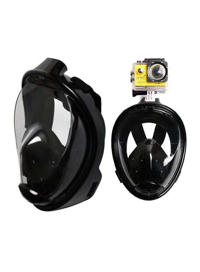 Generic Anti Fog Detachable Dry Snorkeling Full Face Mask Set Scuba Diving Mask - Image 2