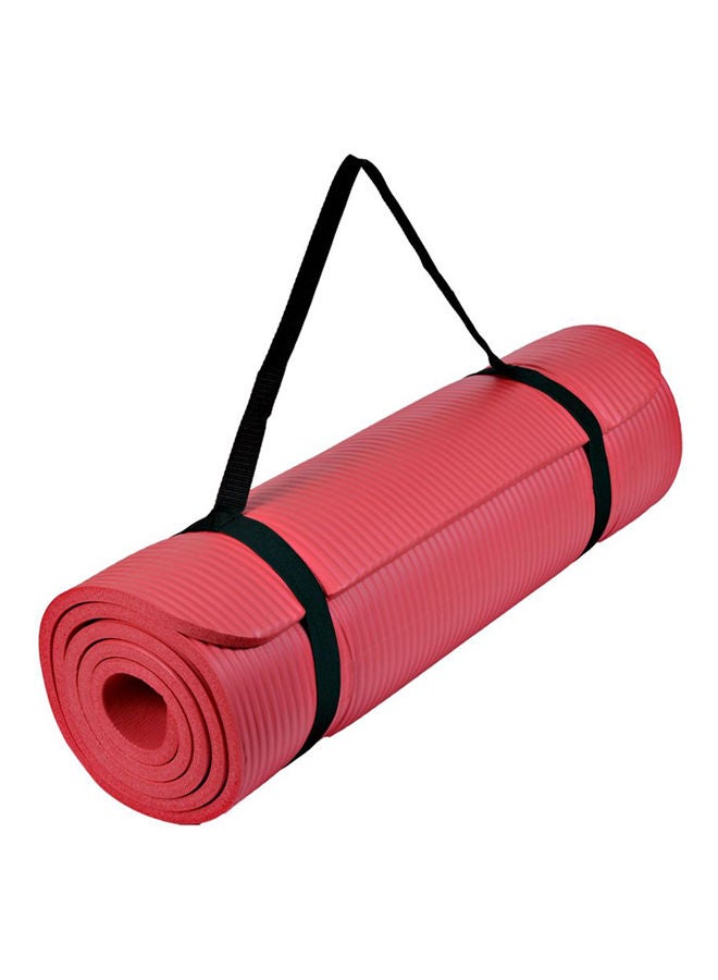 تي اي بساط تمارين رياضية NBR من تي ايه سبورتس مقاس 1.0 (أحمر) 62 x 173سم - Image 1