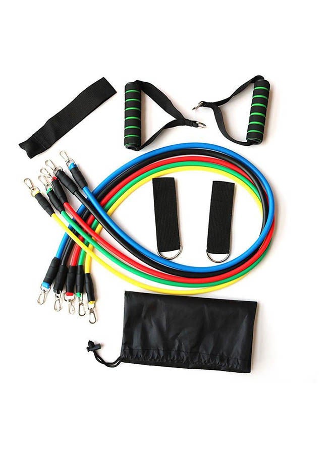 Kanteen Store 11Pcs MultiFunctional Muscle Yoga Training Rope Strength Training Resistance Bands  - Image 1