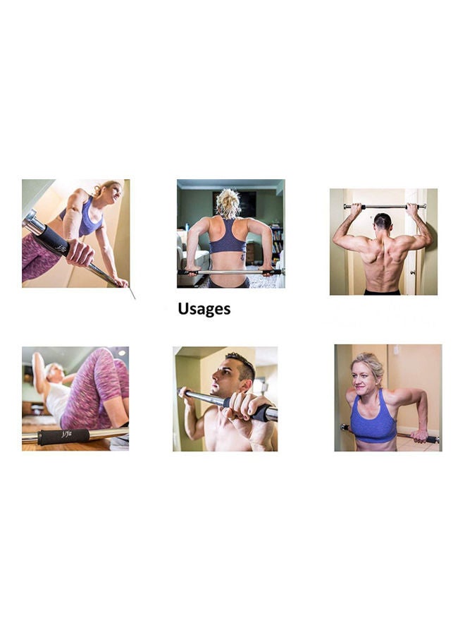 Generic Chrome Door Way Gym Bar 26.8cm  - Image 2