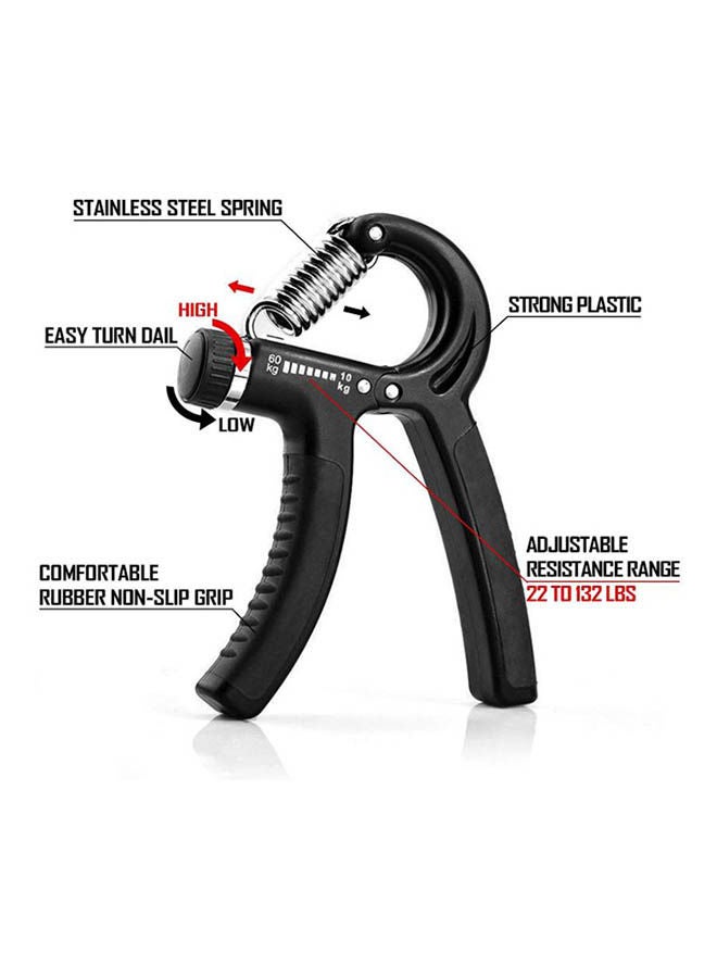 كانتين استور مقبض ثقيل قابل للتعديل لتمارين اليد، مقبض للدهون والمعصم، يزيد من قوة إصبع الرفاصة، مقبض للرسغ 40كيلوجرام - Image 2