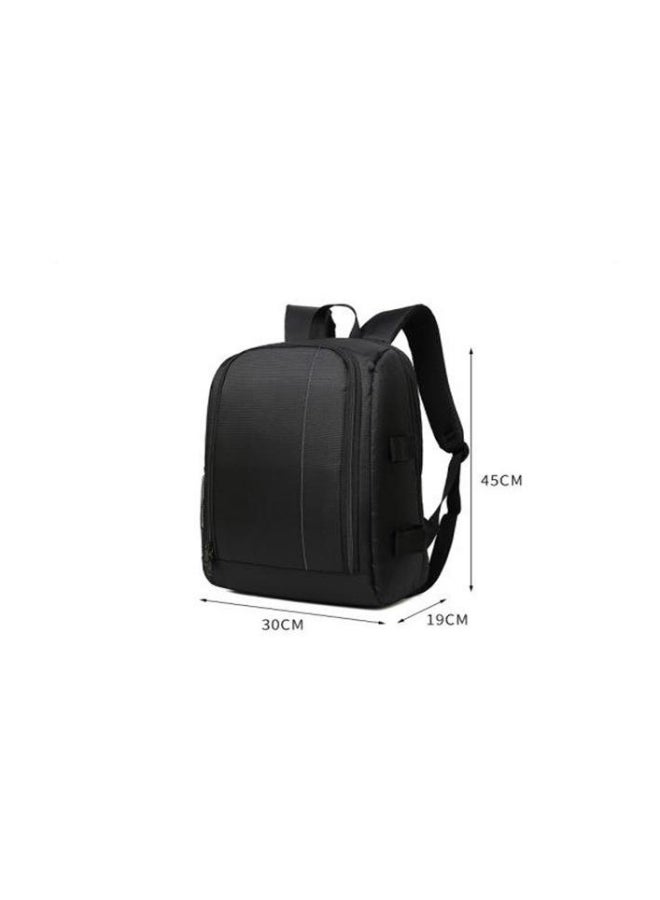 Solid Camera Case Backpack Black